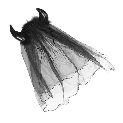 LIFKOME Halloween Cosplay Haarreif Mit Ghost Horns Und Schleier Lustige Kostüm-accessoires Für Tag Der Toten Feiern Und Partys Bequeme Und Langlebige Kopfverzierung Für Damen LIFKOME Halloween Cosplay Haarreif Mit Ghost Horns Und Schleier Lustige Kostüm-accessoires Für Tag Der Toten Feiern Und Partys Bequeme Und Langlebige Kopfverzierung Für Damen von LIFKOME