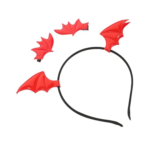 LIFKOME Halloween Fledermaus Stirnband mit Clips Leichtes Party-haarschmuck-accessoire für Damen Robustes Halloween Kopfschmuck für Karneval Cosplay und Tanzshows LIFKOME Halloween Fledermaus Stirnband mit Clips Leichtes Party-haarschmuck-accessoire für Damen Robustes Halloween Kopfschmuck für Karneval Cosplay und Tanzshows von LIFKOME