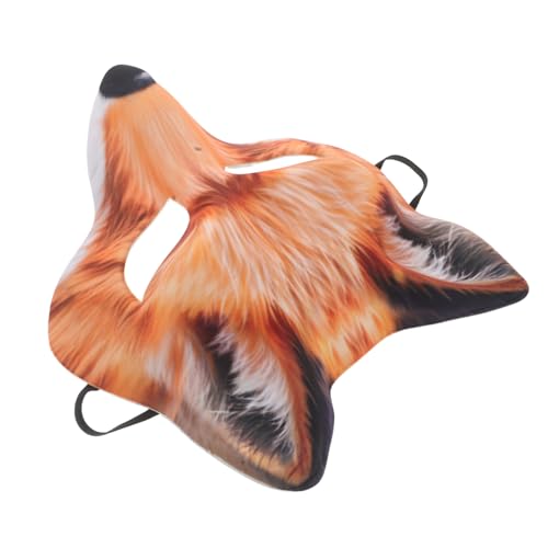 LIFKOME Halloween Fuchs Halbgesichtsmaske aus Atmungsaktiv Wiederverwendbar für Erwachsene Tierkostüm für Karneval Party Maskerade und Cosplay LIFKOME Halloween Fuchs Halbgesichtsmaske aus Atmungsaktiv Wiederverwendbar für Erwachsene Tierkostüm für Karneval Party Maskerade und Cosplay von LIFKOME