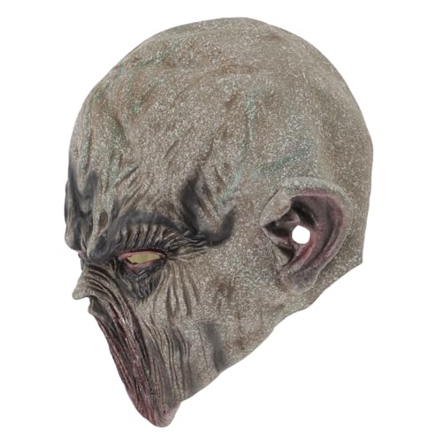 LIFKOME Halloween Horror Maske Gruselige Furchterregende Cosplay Maske Für Herren Ideal Für Halloween Kostümpartys Und Gruselige Events von LIFKOME