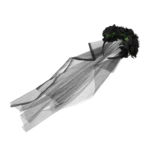 LIFKOME Halloween Haarreif mit Schwarzem Spinnen und Rosen Longmesh Schleier Eleganter Spitzen Kopfschmuck für Damen und Mädchen Hautfreundlich Vintage Stil für Halloween Kostüm und Party LIFKOME Halloween Haarreif mit Schwarzem Spinnen und Rosen Longmesh Schleier Eleganter Spitzen Kopfschmuck für Damen und Mädchen Hautfreundlich Vintage Stil für Halloween Kostüm und Party von LIFKOME