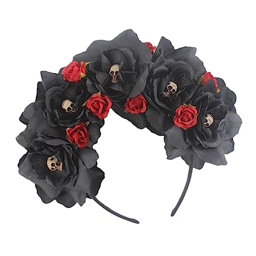 LIFKOME Halloween Haarschmuck Blüten Haarreif mit Realistischen Rosen Leicht und Bequem Strapazierfähiges Material für Halloween Party und Festtagskostüm LIFKOME Halloween Haarschmuck Blüten Haarreif mit Realistischen Rosen Leicht und Bequem Strapazierfähiges Material für Halloween Party und Festtagskostüm von LIFKOME