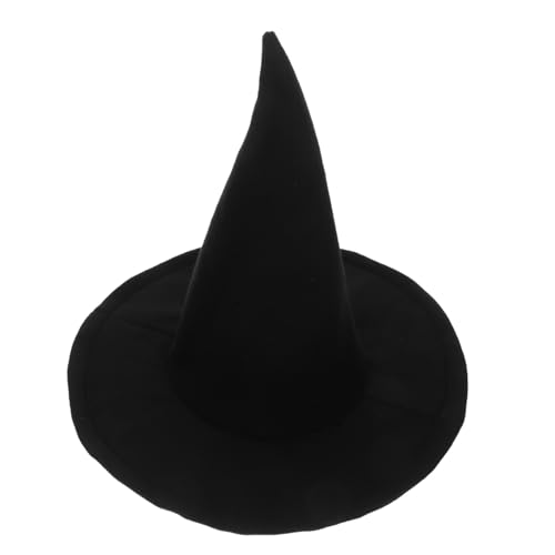 LIFKOME Halloween Hexenhut Damen Schwarz Spitz Breiter Saum Leichter Langlebiger Hexenhut für Kostüm Cosplay Party Halloween Zubehör Kompakt Angenehm und Stilvoll LIFKOME Halloween Hexenhut Damen Schwarz Spitz Breiter Saum Leichter Langlebiger Hexenhut für Kostüm Cosplay Party Halloween Zubehör Kompakt Angenehm und Stilvoll von LIFKOME