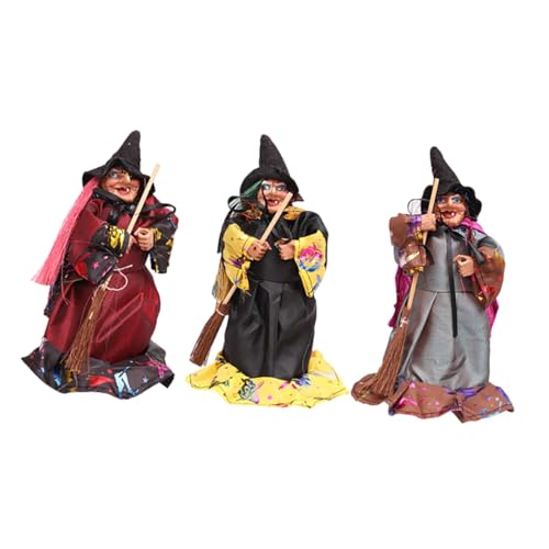 LIFKOME Halloween Hexenpuppe Teiliges mit Besen Gruseliges Party Dekor für Fenster Türen und Garten Vielseitige Halloween Deko für Party und Zuhause LIFKOME Halloween Hexenpuppe Teiliges mit Besen Gruseliges Party Dekor für Fenster Türen und Garten Vielseitige Halloween Deko für Party und Zuhause von LIFKOME