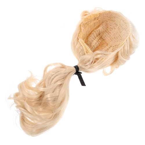 LIFKOME Halloween Judge Perücke Für änner Cosplay Kostü Perücke Für Karneval Und Halloween Große Blonde Zopfperücke Für Gerichtsverhandlungen Und Kostümpartys von LIFKOME