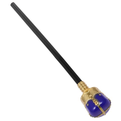 LIFKOME Halloween Kostüm Requisite Königszepter Blau Gold Leichtes Kunststoff Zauberstab Cosplay Accessoire für Party Karneval und Dekoration Langlebiger Halloween Cane für Festlichkeiten LIFKOME Halloween Kostüm Requisite Königszepter Blau Gold Leichtes Kunststoff Zauberstab Cosplay Accessoire für Party Karneval und Dekoration Langlebiger Halloween Cane für Festlichkeiten von LIFKOME