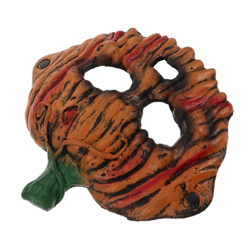 LIFKOME Halloween Kürbis Maske für Erwachsene Gruselige Horror-maske mit Einstellbarem Sitz Wiederverwendbar und Leicht zu Reinigen Party Karnevalsdekoration für Cosplay und Festivals von LIFKOME