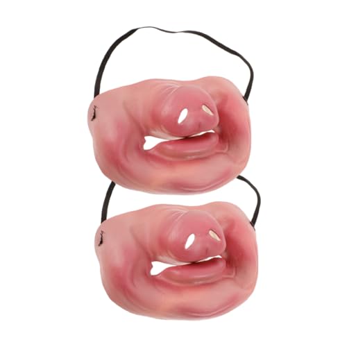 LIFKOME Halloween Nase Cosplay Maske 2 Stück Süße Schnauze Nase Verkleiden Nase Karneval Tier Cospaly Prop Halloween Party Gefallen von LIFKOME