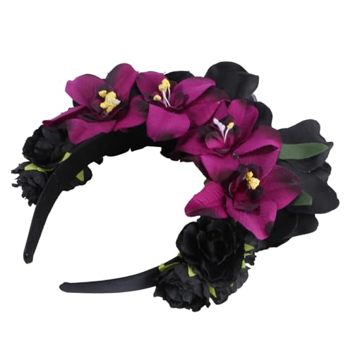 LIFKOME Halloween Party Haarschmuck Damen Blüten Haarreif Stoff Rosenkopfband Leicht und Komfortabel für Festliche Kostüme und Fotosessions Zufällige Farbe Zufällige Farbe LIFKOME Halloween Party Haarschmuck Damen Blüten Haarreif Stoff Rosenkopfband Leicht und Komfortabel für Festliche Kostüme und Fotosessions Zufällige Farbe Zufällige Farbe von LIFKOME