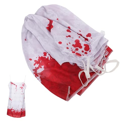LIFKOME Haunted Bride Kleid Halloween Damen Kostüm Vintage Horror Brautkleid Spuk Hochzeitskleid Komfortabel Langlebig Für Party Fotoshooting Cosplay Events LIFKOME Haunted Bride Kleid Halloween Damen Kostüm Vintage Horror Brautkleid Spuk Hochzeitskleid Komfortabel Langlebig Für Party Fotoshooting Cosplay Events von LIFKOME