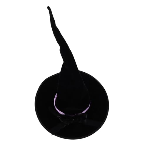 LIFKOME Hexenhut Damen Verformbarer Großer Zauberer Hut Bequemes Halloween Cosplay Accessoire Vielseitig für Kostümpartys Karneval Maskerade und Fasching Geeignet von LIFKOME
