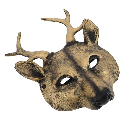 LIFKOME Hirschmaske Make Up Und Kleidung Kopfmaske Pu Maske Halloween Maske 3D Maske Elchmaske Tiermaske Kleidungsmaske Halloween Kleidung Tanzmaske Pu Kleidung Goldener Pu Schaum LIFKOME Hirschmaske Make Up Und Kleidung Kopfmaske Pu Maske Halloween Maske 3D Maske Elchmaske Tiermaske Kleidungsmaske Halloween Kleidung Tanzmaske Pu Kleidung Goldener Pu Schaum von LIFKOME