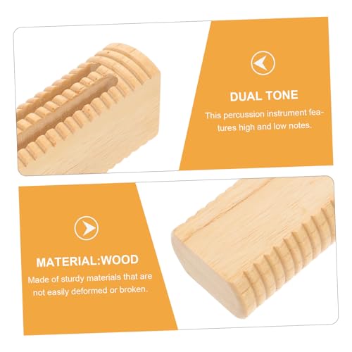 LIFKOME Holz-rhythmusblock mit Schlägel Dualer Percussion Instrument Kindgerechtes Orff Holzblock Musikinstrument für Frühe Bildung Tragbar Sicherer Glattfinish für Zuhause und LIFKOME Holz-rhythmusblock mit Schlägel Dualer Percussion Instrument Kindgerechtes Orff Holzblock Musikinstrument für Frühe Bildung Tragbar Sicherer Glattfinish für Zuhause und von LIFKOME