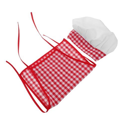 LIFKOME Junge Mädchen Chef Outfit mit Schürze und Mütze Langlebiges Kreatives Babychef-kostüm für Fotoshootings und Rollenspiele Jungen Mädchen LIFKOME Junge Mädchen Chef Outfit mit Schürze und Mütze Langlebiges Kreatives Babychef-kostüm für Fotoshootings und Rollenspiele Jungen Mädchen von LIFKOME
