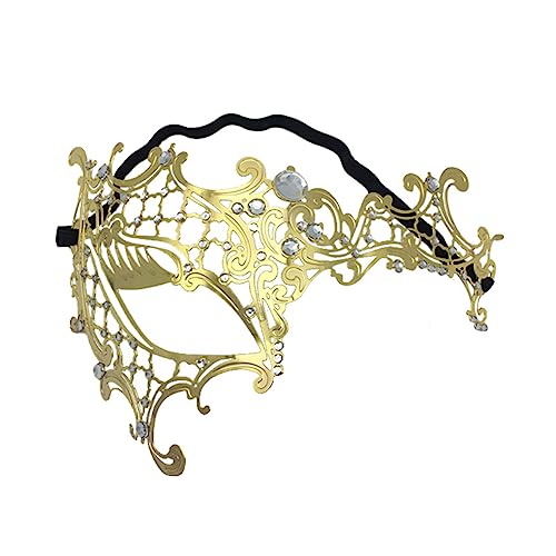 LIFKOME Entzückende Metallmaske mit Strasssteinen für Frauen Maskerade Karneval Halloween-kostüme LIFKOME Entzückende Metallmaske mit Strasssteinen für Frauen Maskerade Karneval Halloween-kostüme von LIFKOME