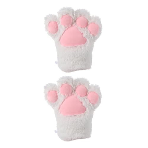 LIFKOME 1 Paar Handschuhe Aus Weißem Plüsch Cosplay-handschuhe für Jungen und Mädchen und Erwachsene Performance-partykleid LIFKOME 1 Paar Handschuhe Aus Weißem Plüsch Cosplay-handschuhe für Jungen und Mädchen und Erwachsene Performance-partykleid von LIFKOME