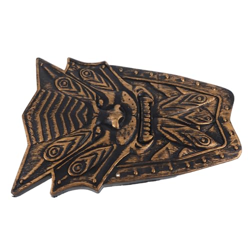 LIFKOME Mittelalterliches Ritterschild-Spielzeug Für Jungen Und Mädchen Cosplay-Schild Für Jungen Und Mädchen Rollenspiel-Spielzeug Leicht Tragbar Für Halloween-Partys von LIFKOME