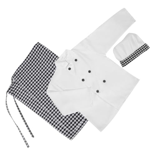 LIFKOME Kochkostüm mit Langärmeliger Karierten Schürze Atmungsaktives Jungen Backschürze für Rollenspiele und Backspaß Fördert Praktisches Lernen und Kreativität LIFKOME Kochkostüm mit Langärmeliger Karierten Schürze Atmungsaktives Jungen Backschürze für Rollenspiele und Backspaß Fördert Praktisches Lernen und Kreativität von LIFKOME