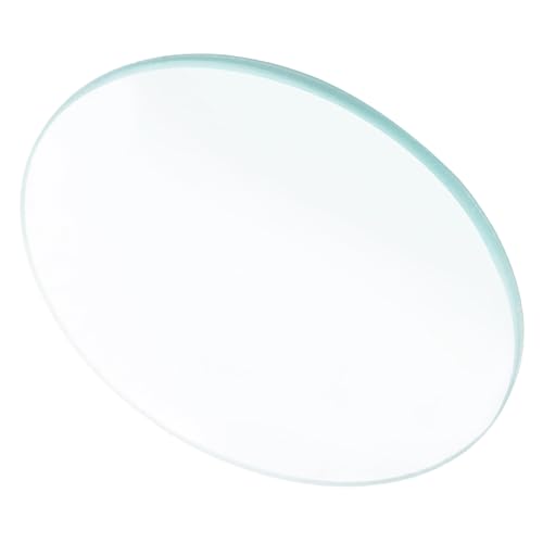 LIFKOME Konvexe Glaslinse Brennweite Physikunterricht Optische Lupe für Sonnenlicht Experimente Kompakte Vergrößerungslinse für Klassenzimmer und Optische Geräte von LIFKOME