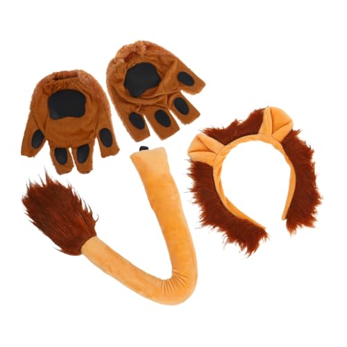 LIFKOME Kostüm Zubehör Plüsch Stirnband Verstellbarer und Handschuhe Tierkostüm für Halloween Cosplay Tiermottoparty und Erwachsene LIFKOME Kostüm Zubehör Plüsch Stirnband Verstellbarer und Handschuhe Tierkostüm für Halloween Cosplay Tiermottoparty und Erwachsene von LIFKOME