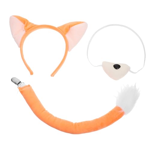 LIFKOME Kostümset Für üßes Fuchs Haarband Mit Und Nase Aus Weichem Kunstfell Ideal Für Halloween Karneval Und Cosplay Events 3 Teiliges Set LIFKOME Kostümset Für üßes Fuchs Haarband Mit Und Nase Aus Weichem Kunstfell Ideal Für Halloween Karneval Und Cosplay Events 3 Teiliges Set von LIFKOME