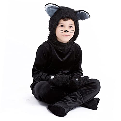 LIFKOME Halloween-katzenkostüm Für Kinder. Katzen-verkleidung. Einzigartiges Tierdesign. Material Leicht Zu Waschen Und Wiederzuverwenden. Spaß Für Kinder. LIFKOME Halloween-katzenkostüm Für Kinder. Katzen-verkleidung. Einzigartiges Tierdesign. Material Leicht Zu Waschen Und Wiederzuverwenden. Spaß Für Kinder. von LIFKOME