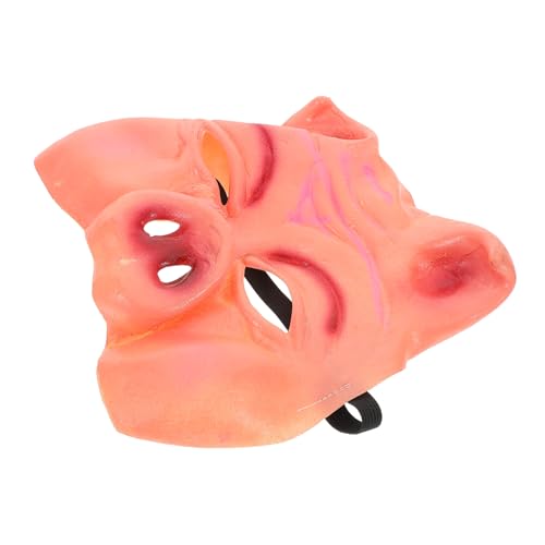 LIFKOME Maske Halloween Honstration Halloween wirft gruselige Kleidung Haubenschale Tierkopfbekleidung Halloween-Kostümparty-Cosplay-Requisiten Cosplay-Requisiten für Halloween Emulsion von LIFKOME