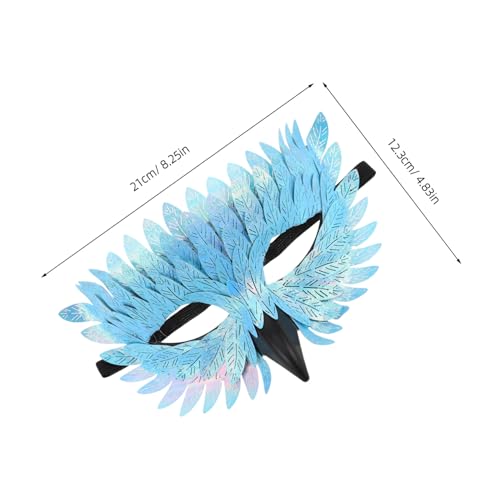 LIFKOME Masquerade Vogelmaske mit Eulenschnabel Langlebiges Halloween Kostüm Accessoire für Frauen Mystische Federn Halbes Gesicht für Karneval Cosplay und Maskenbälle LIFKOME Masquerade Vogelmaske mit Eulenschnabel Langlebiges Halloween Kostüm Accessoire für Frauen Mystische Federn Halbes Gesicht für Karneval Cosplay und Maskenbälle von LIFKOME