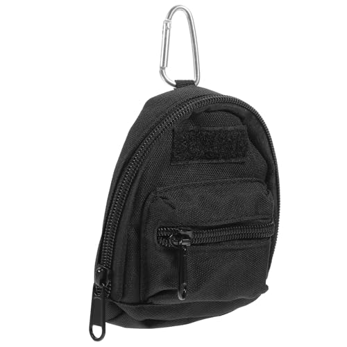 LIFKOME Mini Geldbörse Schlüsselanhänger Tasche Aluminium Canvas Ohrhörer Etui Outdoor Sommer Hängend Rucksack Design Kleingeld Münztasche für Karten Kabel Schlüssel Charger von LIFKOME