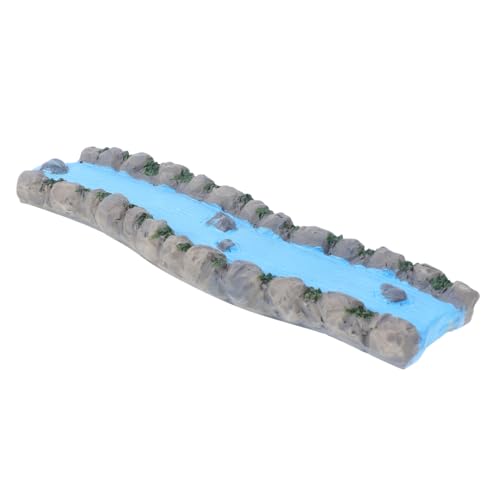 LIFKOME Miniatur Garten Zubehör Resin Wasserfunktion für Sandtisch und Bach Natürliche Szenerie für Puppenhaus Landschaftsdekoration Langlebiges Detailliertes Design für Entspannung von LIFKOME