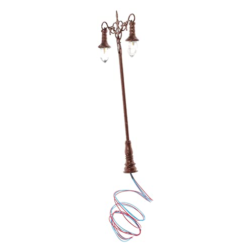 LIFKOME Kleiner Gartenlampe Modell für Puppenhaus und Sandtisch Dekorative Miniatur Lampe für Selbstgemacht Gartendekoration Realistische Details Sicheres Material für Kreative Designs von LIFKOME