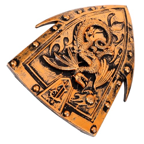 LIFKOME Mittelalterlicher Schild Requisite Dragon Design Realistisch Mittelgroß für Cosplay Halloween Party Dekoration und Kostümzubehör Leicht zu Tragen und Detailreich Verarbeitet LIFKOME Mittelalterlicher Schild Requisite Dragon Design Realistisch Mittelgroß für Cosplay Halloween Party Dekoration und Kostümzubehör Leicht zu Tragen und Detailreich Verarbeitet von LIFKOME