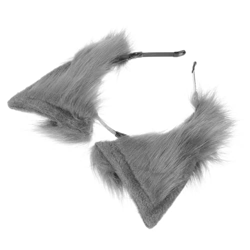 LIFKOME Plüsch Katzenohren Haarreif Elastisch Weicher Kopfband für Damen Cosplay Party Fasching Karneval Niedliche Tierohren Stirnband Vielseitig Komfortabel von LIFKOME