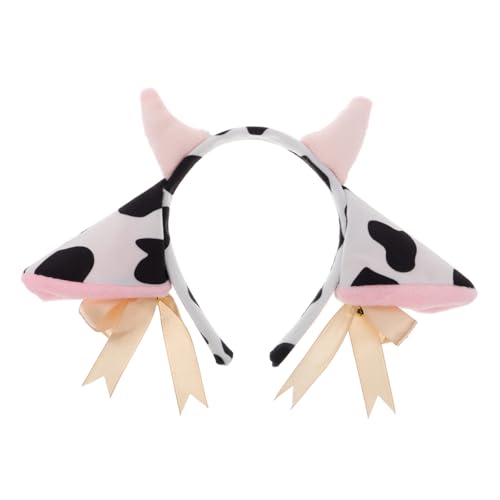 LIFKOME Plüsch Kuhhörner Haarreif mit Glocken Elastisches Bequemes Stirnband für Erwachsene und Niedliches Bauernhof-tier-accessoire für Halloween Weihnachten Geburtstag und Cosplay LIFKOME Plüsch Kuhhörner Haarreif mit Glocken Elastisches Bequemes Stirnband für Erwachsene und Niedliches Bauernhof-tier-accessoire für Halloween Weihnachten Geburtstag und Cosplay von LIFKOME