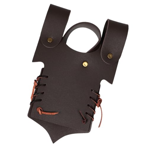 LIFKOME Raubtierkostüm Froschkostüm Zubehör Piratenschwert und Kostüm Halloween Costume Halloween Kostuem piratensäbel mittelalterlicher Schwertfrosch Schwerthülse Pu Light Brown von LIFKOME