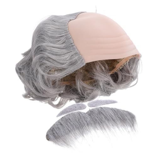 LIFKOME Realistische Glatzenkappe mit Schnurrbart und Augenbrauen Leichte Bald Cap für Männer und Frauen Vielseitig für Halloween Kostüme Theater und Cosplay Komfortables Material LIFKOME Realistische Glatzenkappe mit Schnurrbart und Augenbrauen Leichte Bald Cap für Männer und Frauen Vielseitig für Halloween Kostüme Theater und Cosplay Komfortables Material von LIFKOME