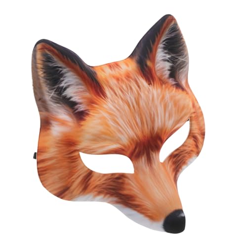 LIFKOME Realistische Halbe Fuchsmaske aus Robustem Komfortabel für Karneval Halloween und Maskerade Vielseitig Einsetzbar als Tierkostüm-accessoire für Erwachsene LIFKOME Realistische Halbe Fuchsmaske aus Robustem Komfortabel für Karneval Halloween und Maskerade Vielseitig Einsetzbar als Tierkostüm-accessoire für Erwachsene von LIFKOME