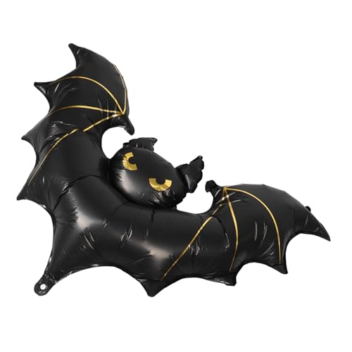 LIFKOME Riesen Luftballon Fledermaus Aufblasbare Halloween-deko Für Unheimliche Partys Geisterhäuser Und Gruselige Feierlichkeiten Vielseitige Wand Fensterdekoration von LIFKOME