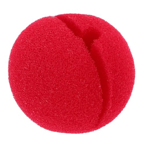 LIFKOME Rote Clownnase aus Leichtem Material Einheitsgröße Bequemes Tragen für Halloween Karneval Maskerade und Kostümpartys Charakteristisches Design Passend für Nasenformen von LIFKOME