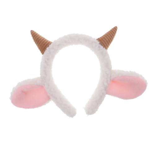 LIFKOME Schafsohren Stirnband Weißes Lamm Kostüm Plüsch Schafsohren Haarband Bauernhof Tier Kopfbedeckung Verkleidung Cosplay Stirnband für Geburtstagsfeier LIFKOME Schafsohren Stirnband Weißes Lamm Kostüm Plüsch Schafsohren Haarband Bauernhof Tier Kopfbedeckung Verkleidung Cosplay Stirnband für Geburtstagsfeier von LIFKOME