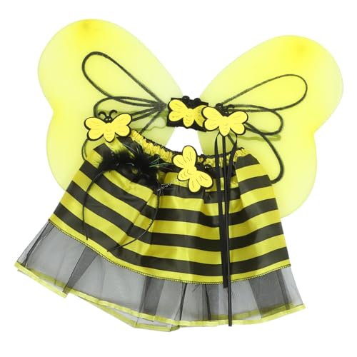 LIFKOME Schmetterlingsflügel Feenkostüm Set für Mädchen mit Tüllrock Zauberstab und Haarreif Party Bühnenoutfit für Rollenspiele und Geburtstagsfeiern LIFKOME Schmetterlingsflügel Feenkostüm Set für Mädchen mit Tüllrock Zauberstab und Haarreif Party Bühnenoutfit für Rollenspiele und Geburtstagsfeiern von LIFKOME