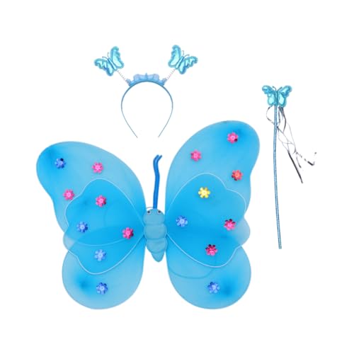 LIFKOME Schmetterlingsflügel Flügel Kostüm Blaue Feenflügel Rosa Feenflügel Schmetterlingsstirnband Schmetterling Kostüm Feenflügel Verkleiden Sich Feenflügel Für Mädchen Blue Stoff LIFKOME Schmetterlingsflügel Flügel Kostüm Blaue Feenflügel Rosa Feenflügel Schmetterlingsstirnband Schmetterling Kostüm Feenflügel Verkleiden Sich Feenflügel Für Mädchen Blue Stoff von LIFKOME