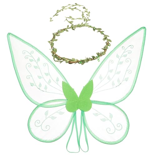 LIFKOME Schmetterlingsflügel Kostüm Satz Mädchen Erwachsene 1 Satz Flügel Requisite mit Blumenstirnband Gazematerial Rollenspiel Cosplay für Abschlussball Festival Bühnenshow Fotoaccessoire LIFKOME Schmetterlingsflügel Kostüm Satz Mädchen Erwachsene 1 Satz Flügel Requisite mit Blumenstirnband Gazematerial Rollenspiel Cosplay für Abschlussball Festival Bühnenshow Fotoaccessoire von LIFKOME