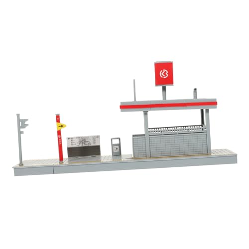 LIFKOME Simulation Subway Station Modell aus Langlebigem Kunststoff Sicher und Abgerundet DIY Bahn Plattform für Kreativen Szenenbau im Innen und Außenbereich LIFKOME Simulation Subway Station Modell aus Langlebigem Kunststoff Sicher und Abgerundet DIY Bahn Plattform für Kreativen Szenenbau im Innen und Außenbereich von LIFKOME