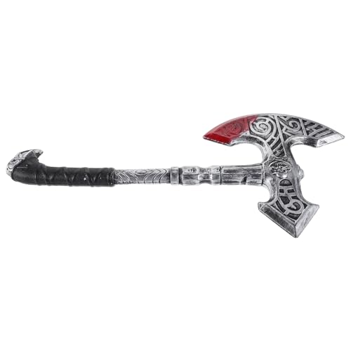 LIFKOME Simulierte Waffenprops Halloween-Streich-Requisiten Cosplay-Party-Requisiten Bühnenleistungsprop gefälschte Halloween- -Requisiten Plastik Silver von LIFKOME