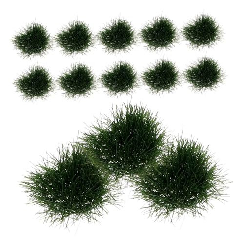 LIFKOME Simuliertes Grasbüschel Realistische Feldgras Cluster für DIY Sandtisch Landschaft Vielseitig für Modellbau Garten und Eisenbahn Dekoration Wetterfestes Gras Ornament von LIFKOME