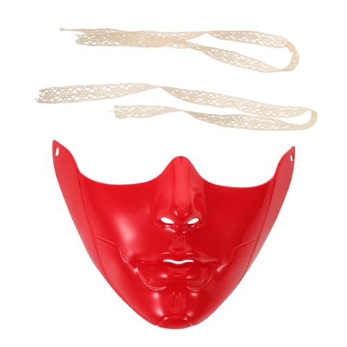 LIFKOME Steampunk Halbgesichtsmaske Herren Leicht Atmungsaktiv Mechanisches Design für Halloween Cosplay Maskerade Party und Kostüm Zubehör von LIFKOME
