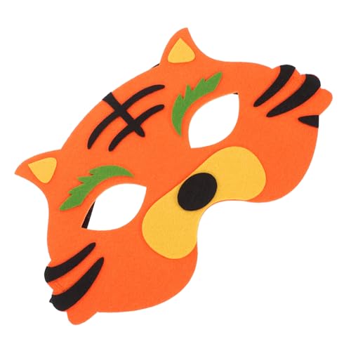 LIFKOME Halloween-maskenmaske Tiger-halbgesichts-tiermaske Für Partybedarf von LIFKOME