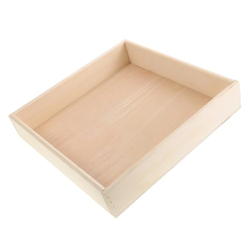 LIFKOME Tragbare Sandschale für Kompakte Aufbewahrungsbox Holz Sicher und Langlebig für Drinnen und Draußen Sorgt für Stundenlangen Spaß und Unterhaltung von LIFKOME
