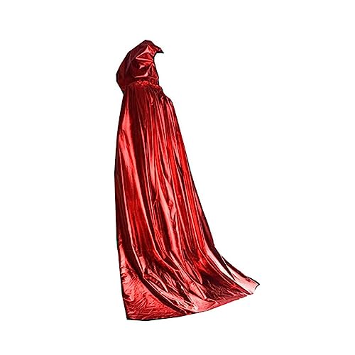 LIFKOME Unisex Halloween Umhang Mit Kapuze Langer Kostü Cape Für Karneval Fasching Und Halloween Ideal Für Familien Events Und Rollenspiele von LIFKOME